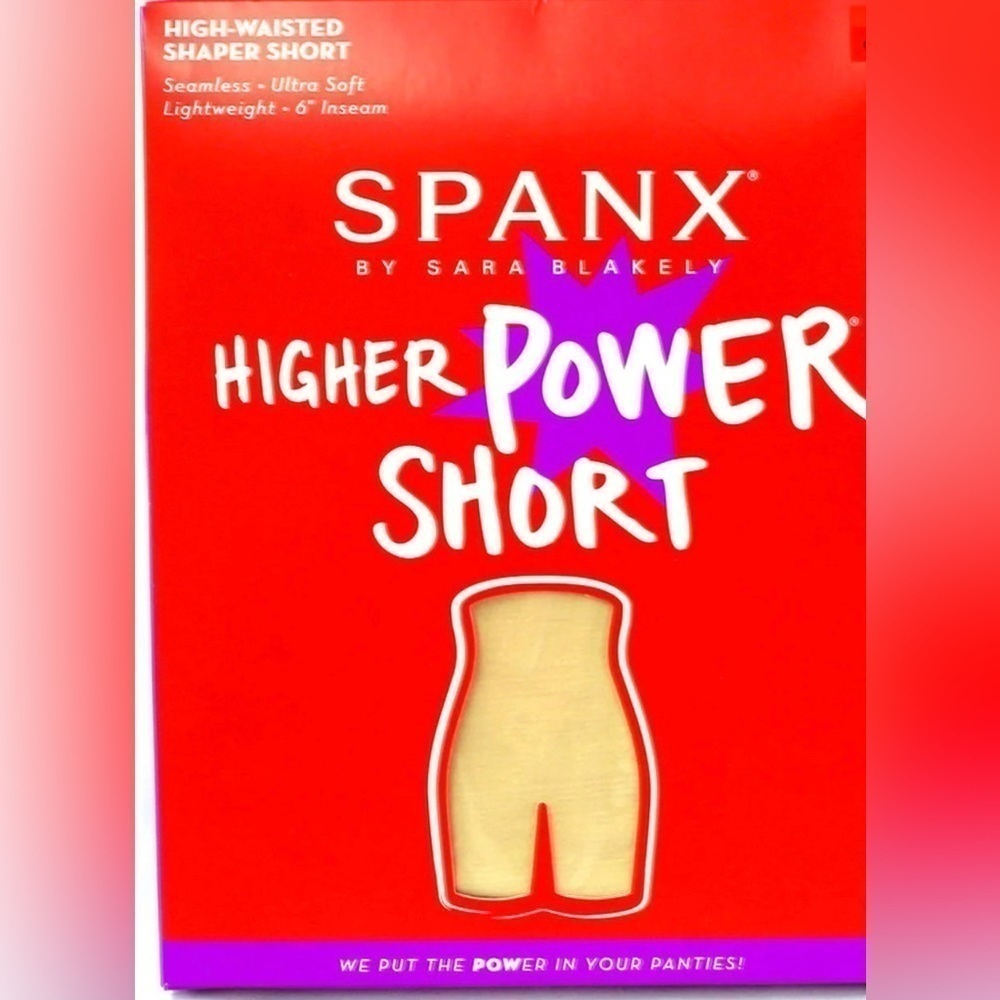 SPANDX HIGH POWER SHORT HIGH WAISTED SHAPER SHORT SMALL SOFT NUDE
